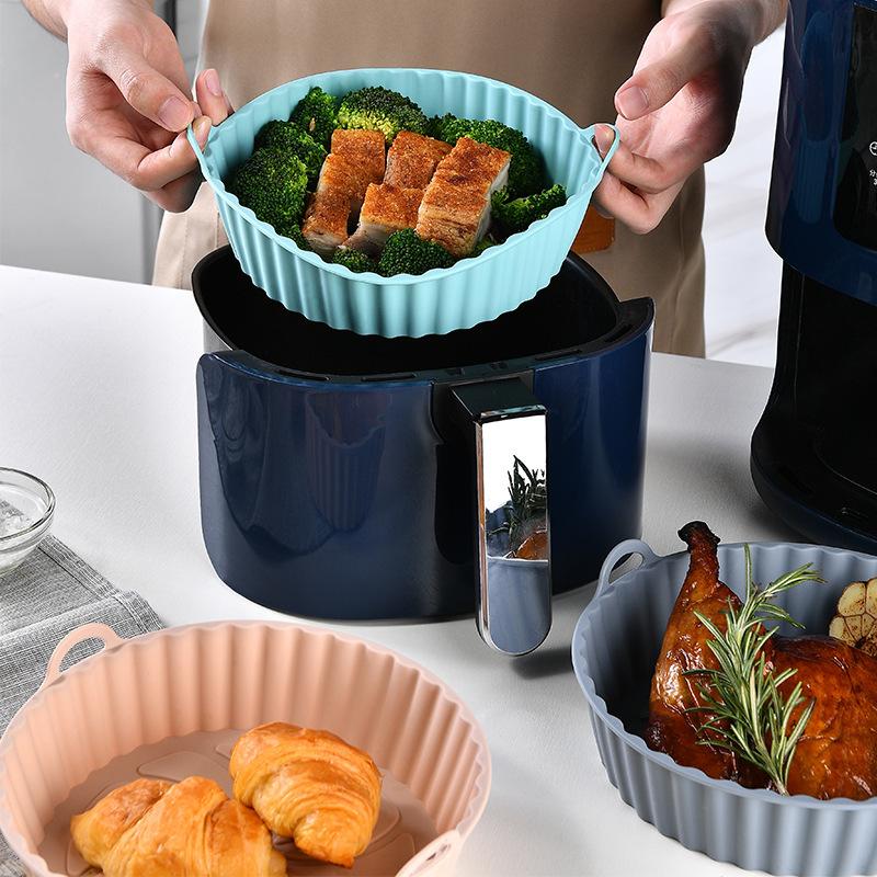Air Fryer Silicone Pot Liner - Bandeja de silicona para freidora de