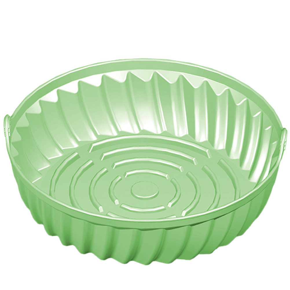 Air Fryer Silicone Pot Liner - Bandeja redonda de silicona para freidora