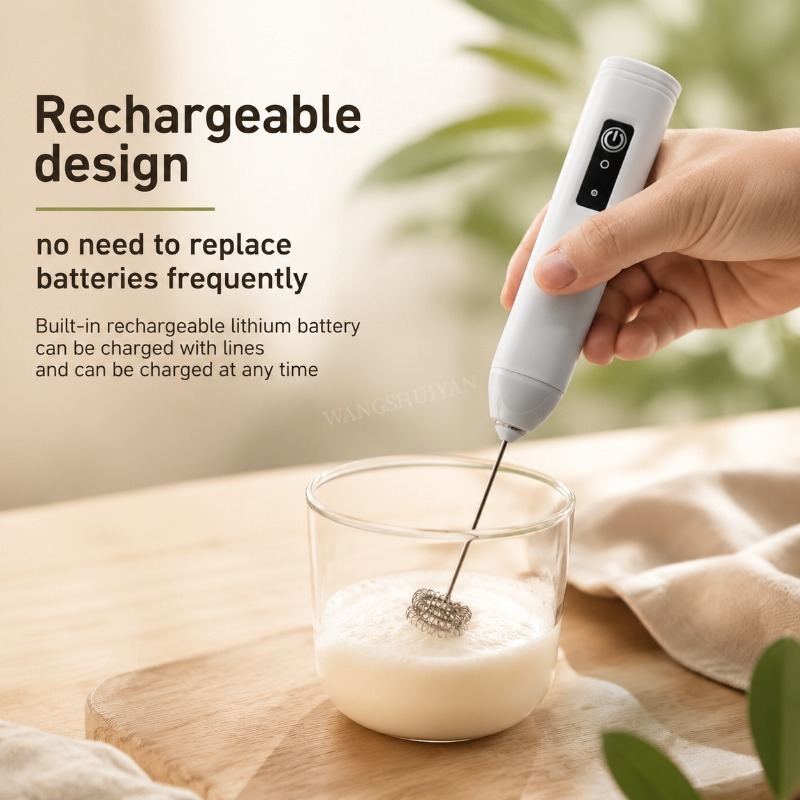 Batidoras de leche eléctricas  - Electric Milk Frother Handheld reseña y precio