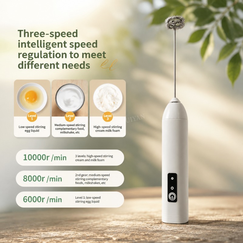 Batidoras de leche eléctricas  - Electric Milk Frother Handheld reseña y precio