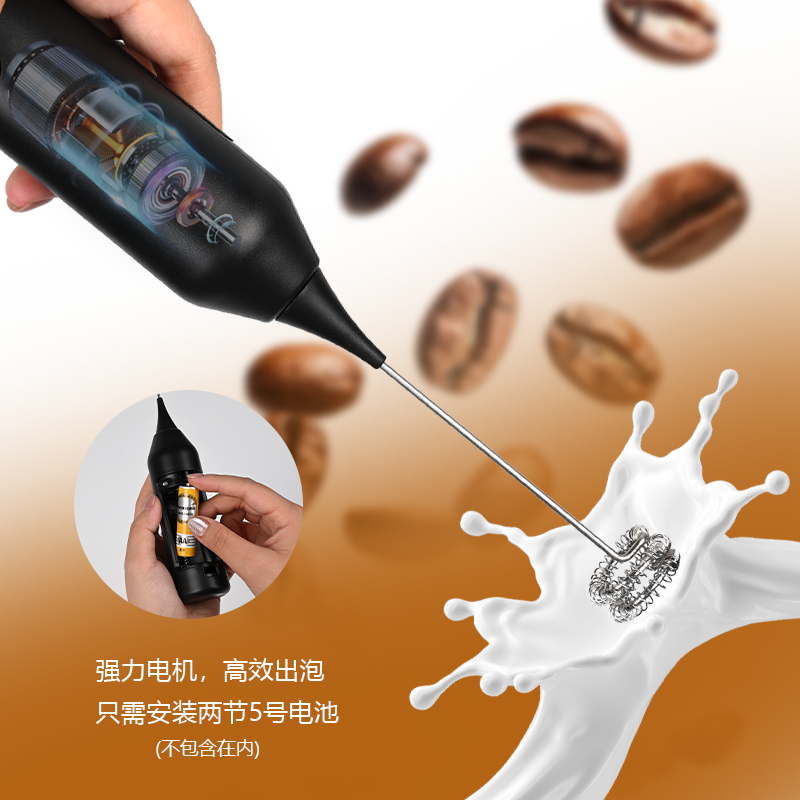 Espumador de leche portátil, b - Electric Milk Frother Handheld reseña y precio