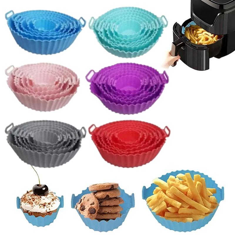 Bandeja de silicona para freid - Air Fryer Silicone Pot Liner reseña y precio