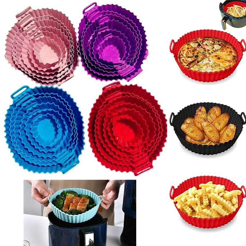Bandeja de silicona para freid - Air Fryer Silicone Pot Liner reseña y precio