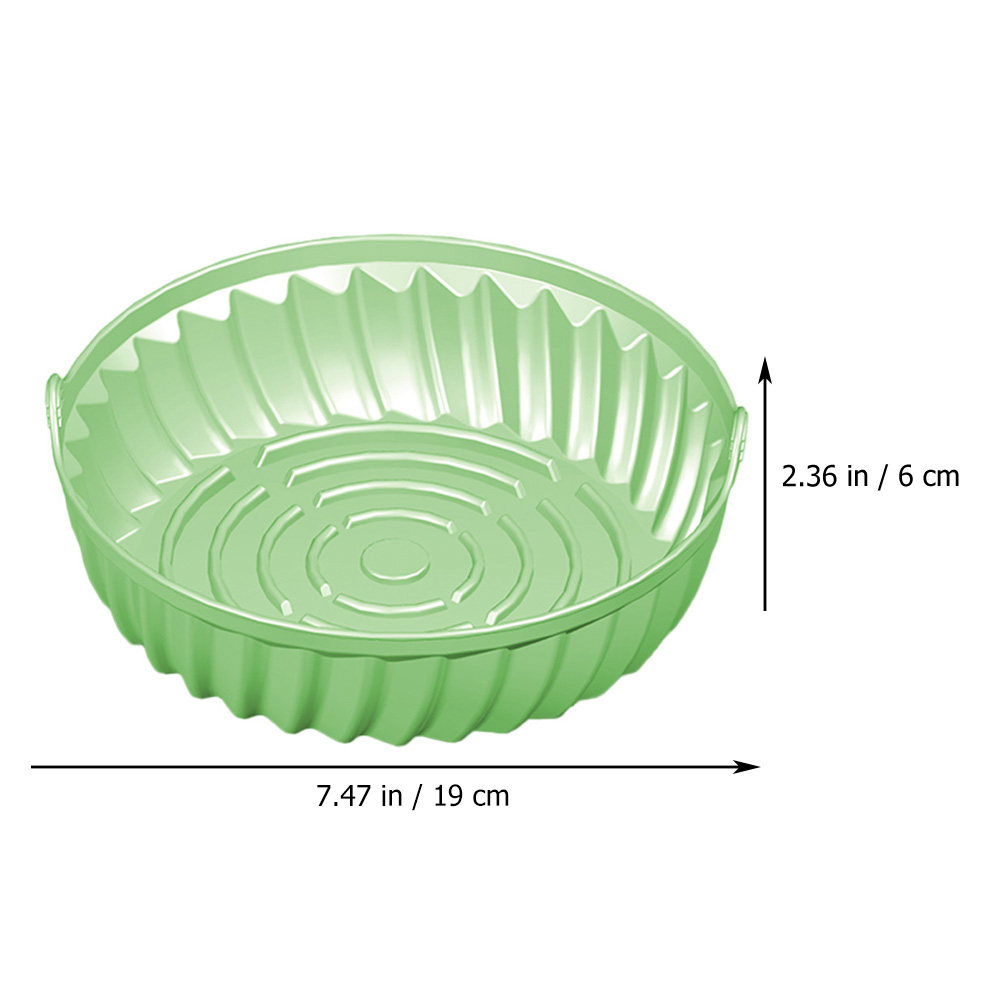 Bandeja redonda de silicona pa - Air Fryer Silicone Pot Liner reseña y precio