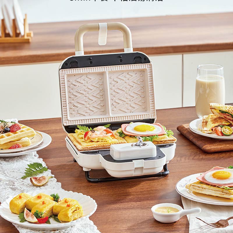 Sandwichera eléctrica multifun - Mini Waffle Maker Machine reseña y precio