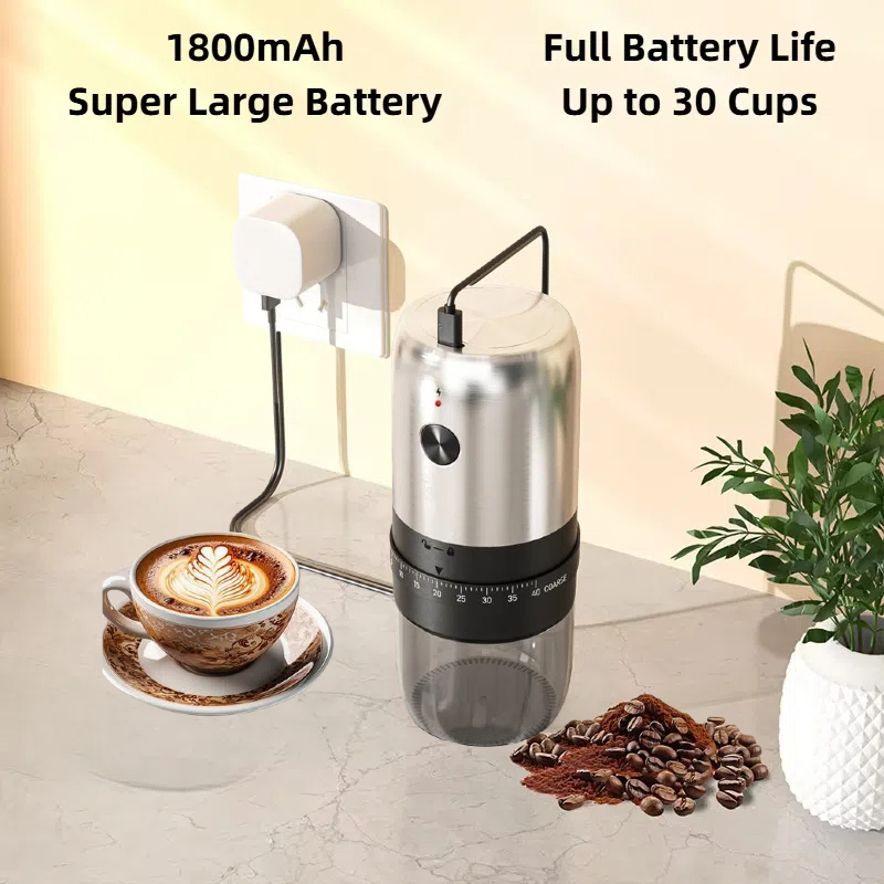 Molinillo de café portátil, li - Portable Blender Usb Rechargeable reseña y precio