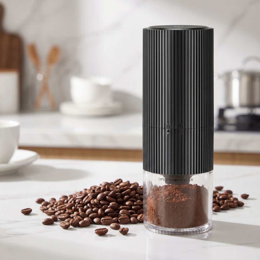 Molinillo de Café Portátil con - Coffee Bean Grinder Electric reseña y precio