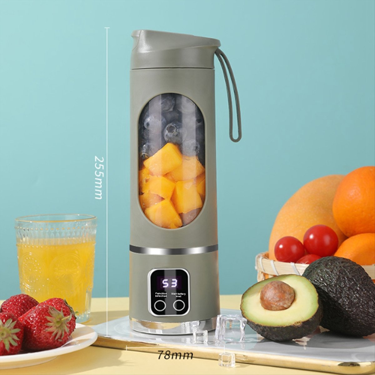 Licuadora portátil recargable  - Portable Blender Usb Rechargeable reseña y precio