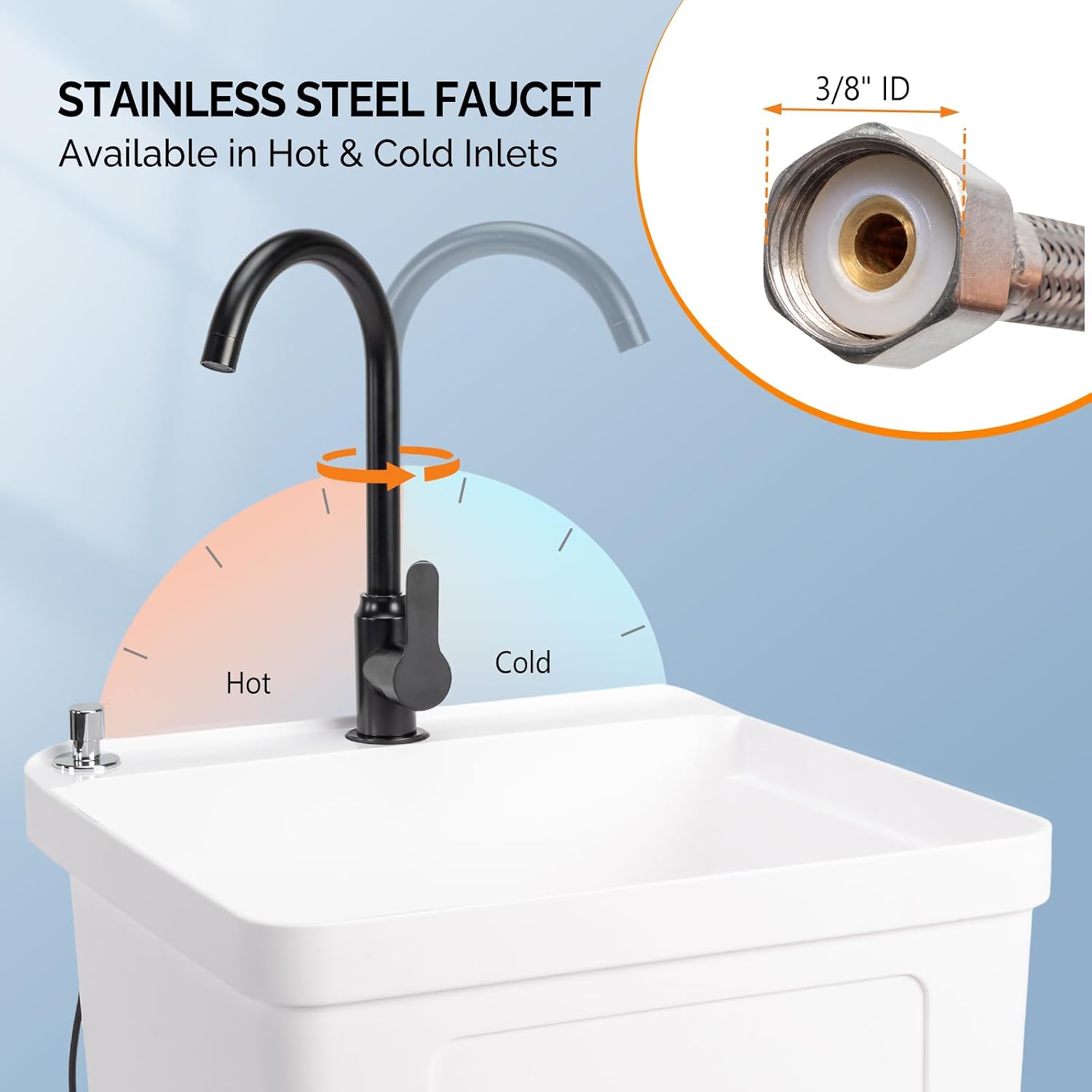 Fregadero utilitario de 13 gal - Laundry reseña y precio